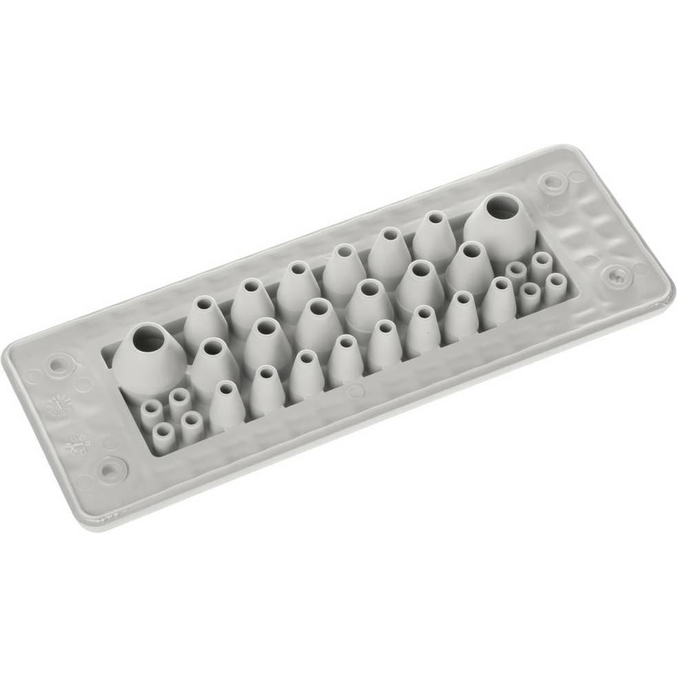 Thumbnail - Trelleborg, Kabelschutz + Kabelführung, MH-24 F 30-2 LIGHT GREY UL94 V-0 IP65 TPE Screw Durchführungsplat (Kabeldurchlas...