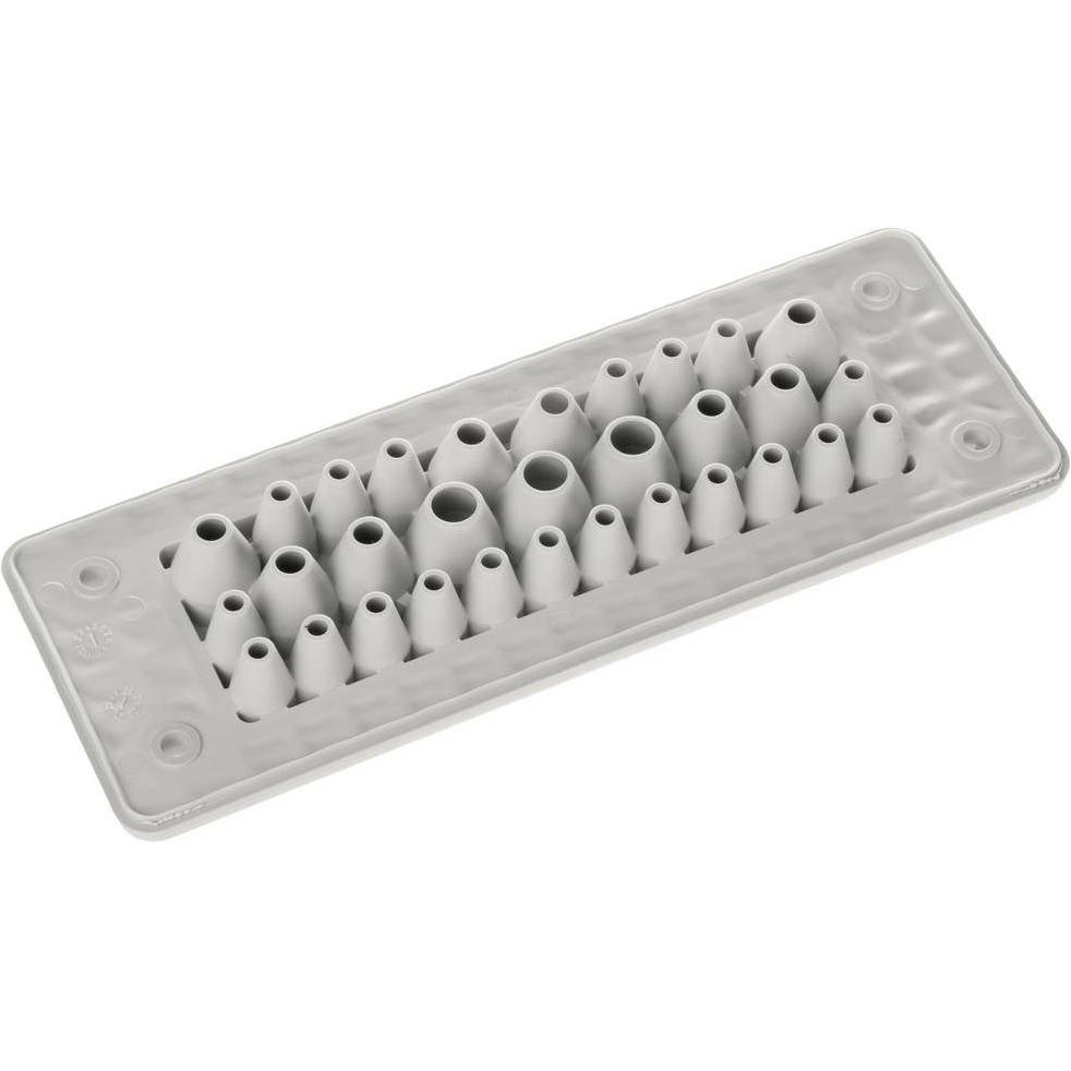 Thumbnail - Trelleborg, Kabelschutz + Kabelführung, MH-24 F 31-1 LIGHT GREY UL94 V-0 IP65 TPE Screw Durchführungsplat (Kabeldurchlas...