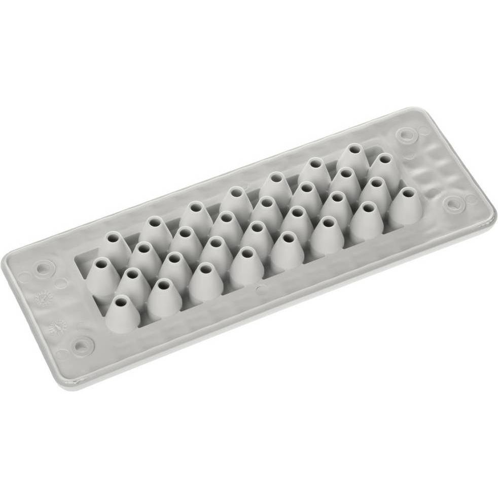Thumbnail - Trelleborg, Kabelschutz + Kabelführung, MH-24 F 30-1 LIGHT GREY UL94 V-0 IP65 TPE Screw Durchführungsplat (Kabeldurchlas...