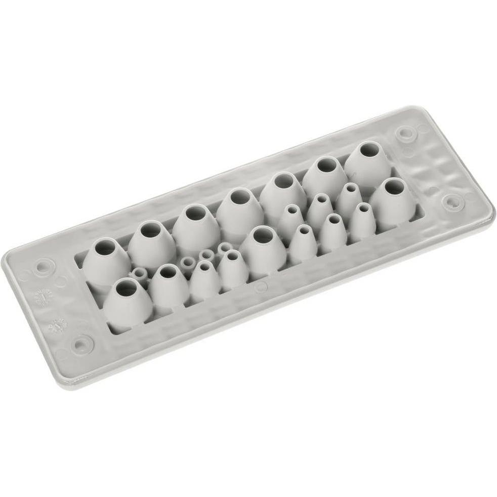 Thumbnail - Trelleborg, Kabelschutz + Kabelführung, MH-24 F 23-2 LIGHT GREY UL94 V-0 IP65 TPE Screw Durchführungsplat (Kabeldurchlas...