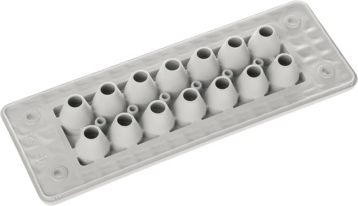 Produktbild Trelleborg MH-24 F 20-1 LIGHT GREY UL94 V-0 IP65 TPE Screw Durchführungsplat (Kabeldurchlass, 15.40 cm)