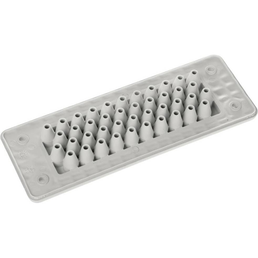 Thumbnail - Trelleborg, Kabelschutz + Kabelführung, MH-24 F 42-1 LIGHT GREY UL94 V-0 IP65 TPE Screw Durchführungsplat (Kabeldurchlas...
