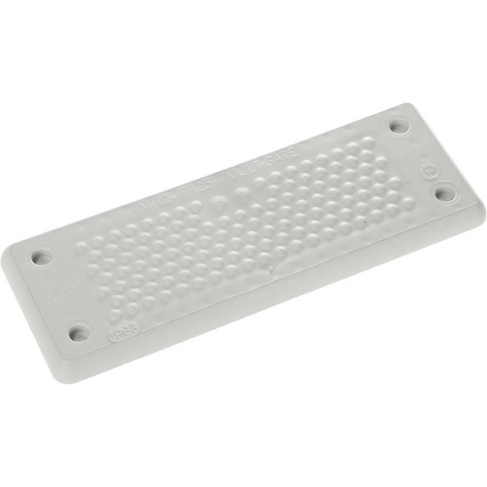 Trelleborg, Kabelschutz + Kabelführung, MH-24 F 125-1 LIGHT GREY UL94 V-0 IP65 TPE Screw Durchführungspla (Kabeldurchlas...