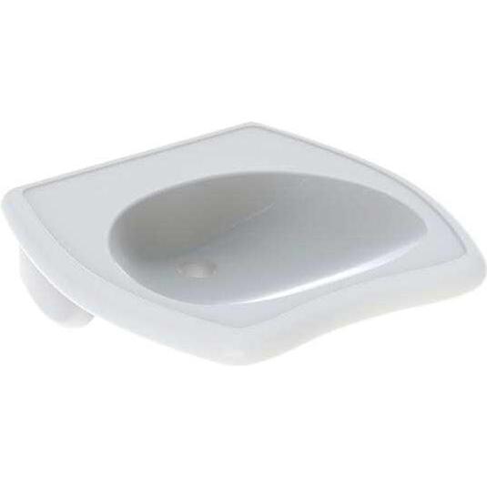Geberit, Waschbecken, Keramag Vitalis Waschtisch, unterfahrbar 55cm ohne Überlauf (550 mm, 550 mm)