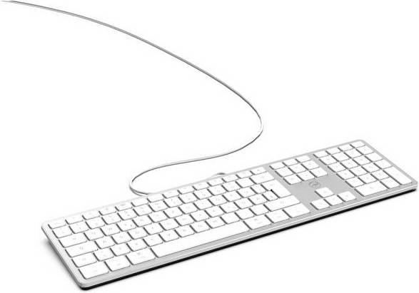 Produktbild Mobility Lab ML311142 USB Tastatur Deutsch, QWERTZ, Mac Silber (DE, Kabelgebunden)
