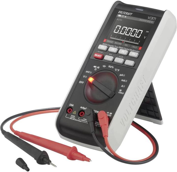 Image du produit Voltcraft VC871 Multimètre portable numérique CAT III 1000 V, CAT IV 600 V Affichage ( (CAT III 1000V, CAT IV 600V)