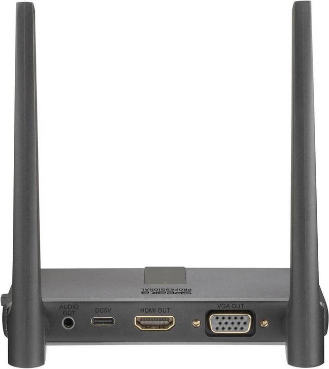 Produktbild SpeaKa Professional SP-WTR-400 HDMI-Funkübertragung (Set) 30 m 2.4 GHz, 5 GHz 19 (30 m)