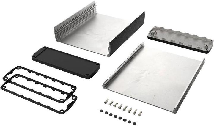 Produktbild Bopla ABPH 1600-0200 ALUBOS SET 84166200.HMT1 Universal-Gehäuse 169 x 200 x 52 Aluminium Schwarz (RAL 9005 (Gehäuse)
