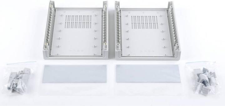 Produktbild Bopla UM 32009 L SET Pult-Gehäuse 157.50 x 198.90 x 62.20 ABS Lichtgrau (RAL 7035) (Gehäuse)
