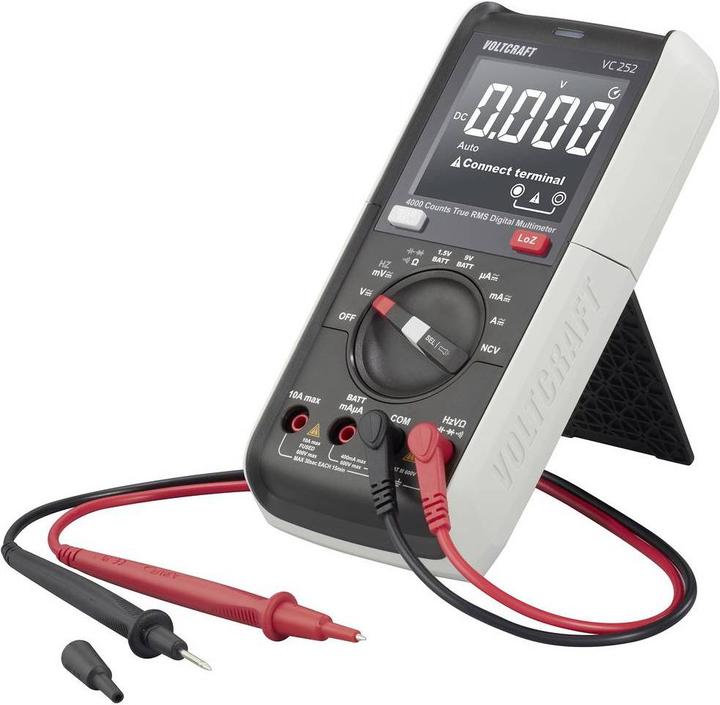 Produktbild Voltcraft VC252 Hand-Multimeter digital CAT III 600 V Anzeige (Counts): 4000 (CAT III 600V)