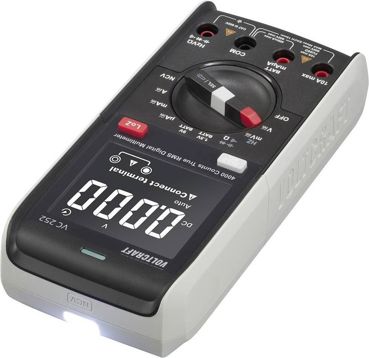 Actual product image Voltcraft VC252 Hand-held multimeter digital CAT III 600 V Display (counts): 4000 (CAT III 600V)