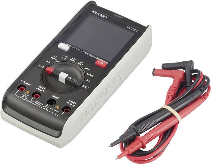 Actual product image Voltcraft VC252 Hand-held multimeter digital CAT III 600 V Display (counts): 4000 (CAT III 600V)