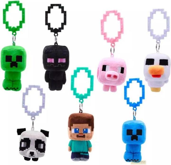 Minecraft Pendentif en peluche, 9 cm