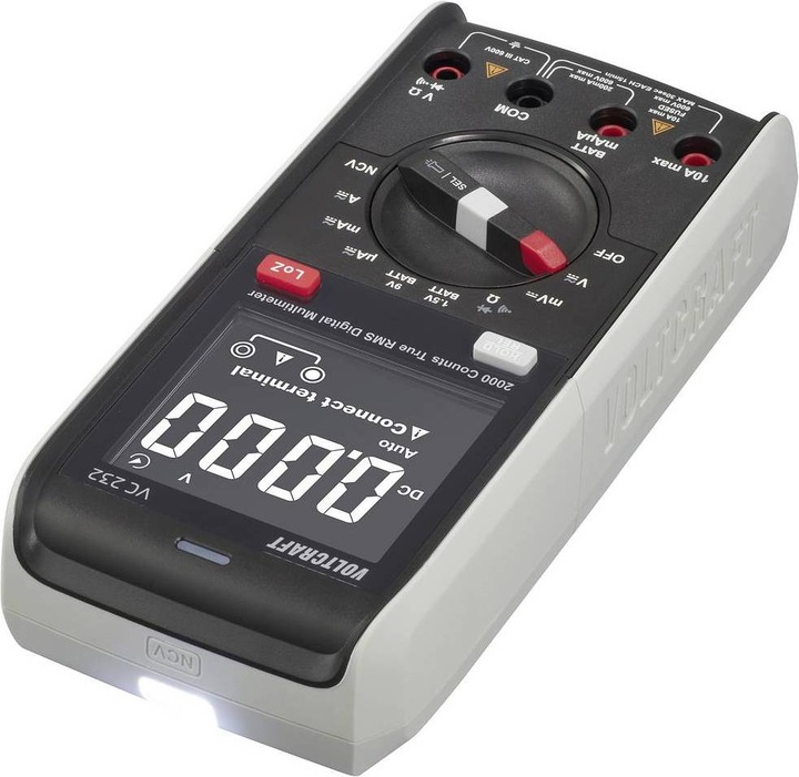 Produktbild Voltcraft VC232 Hand-Multimeter digital CAT III 600 V Anzeige (Counts): 2000 (CAT III 600V)