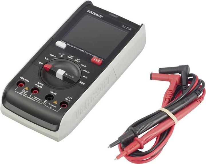 Actual product image Voltcraft VC232 Hand-held multimeter digital CAT III 600 V Display (counts): 2000 (CAT III 600V)