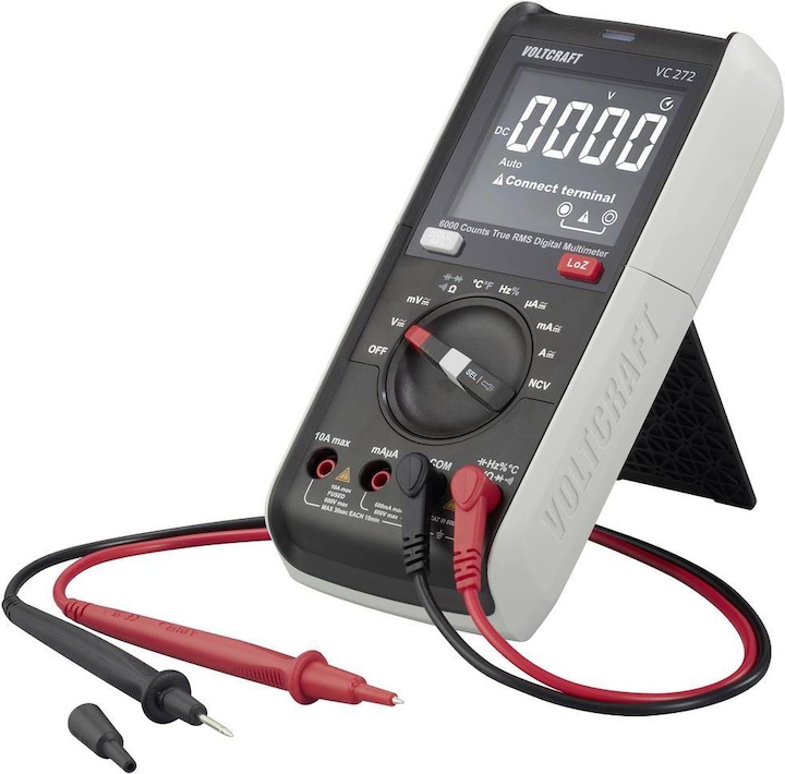 Produktbild Voltcraft VC272 Hand-Multimeter digital CAT III 600 V Anzeige (Counts): 6000 (CAT III 600V)