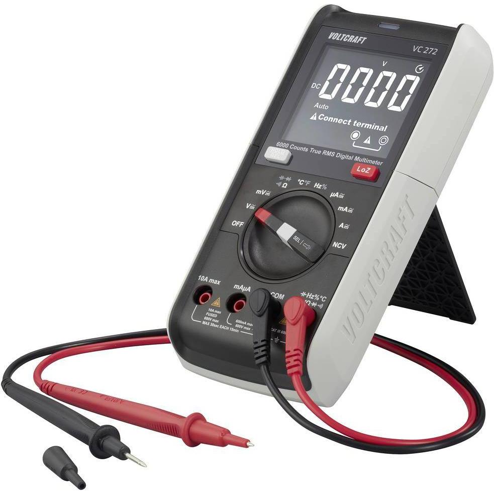 Thumbnail - Voltcraft, Multimeter, VC272 Hand-Multimeter digital CAT III 600 V Anzeige (Counts): 6000 (CAT III 600V)