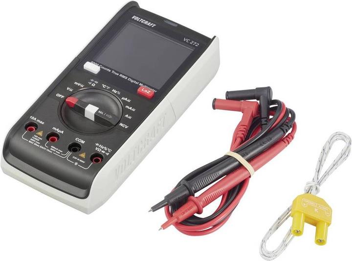 Image du produit Voltcraft VC272 Multimètre portable numérique CAT III 600 V Affichage (Counts) : 6000 (CAT III 600V)