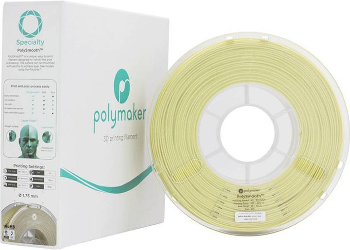 Actual product image Polymaker PJ01012 PolySmooth Filament polishable 1.75 mm 750 g Beige 1 pc. (PVB, 1.75 mm, 750 g, Beige)