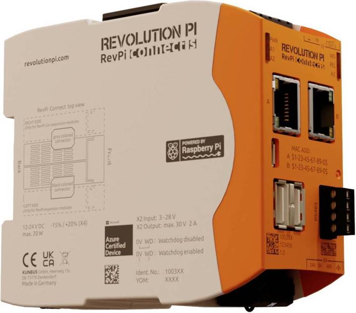 Kunbus RevPi Connect S 32 GB PR100364 PLC expansion module 24 V/DC