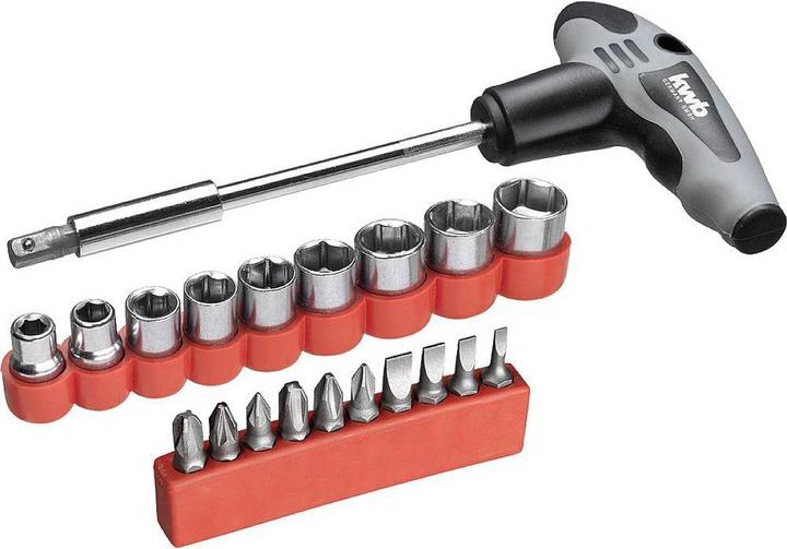 Actual product image kwb 119390 Bit set 21 pieces incl. bit holder screwdriver (2, 3, 4, 5, 6, PH No. 1, 8 mm)