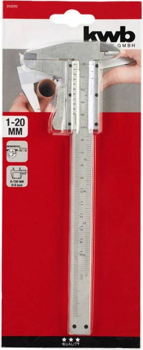 Actual product image kwb 092090 Universal caliper (15 cm)