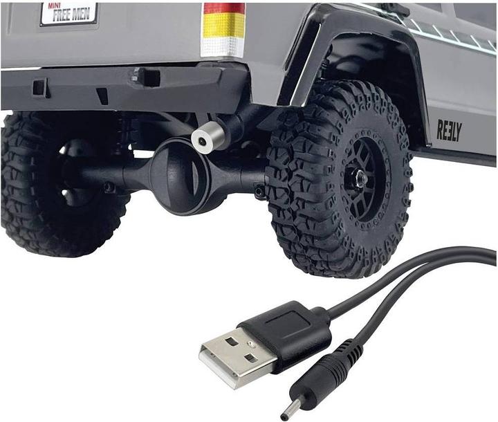 Produktbild Reely Mini Freemen Brushed 1 16 RC Einsteiger Modellauto Elektro Crawler Allradantrieb (RTR Ready-to-Run)