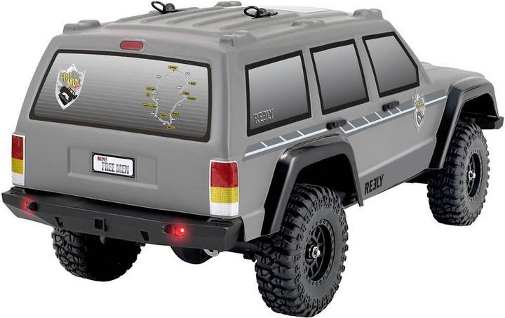 Produktbild Reely Mini Freemen Brushed 1 16 RC Einsteiger Modellauto Elektro Crawler Allradantrieb (RTR Ready-to-Run)