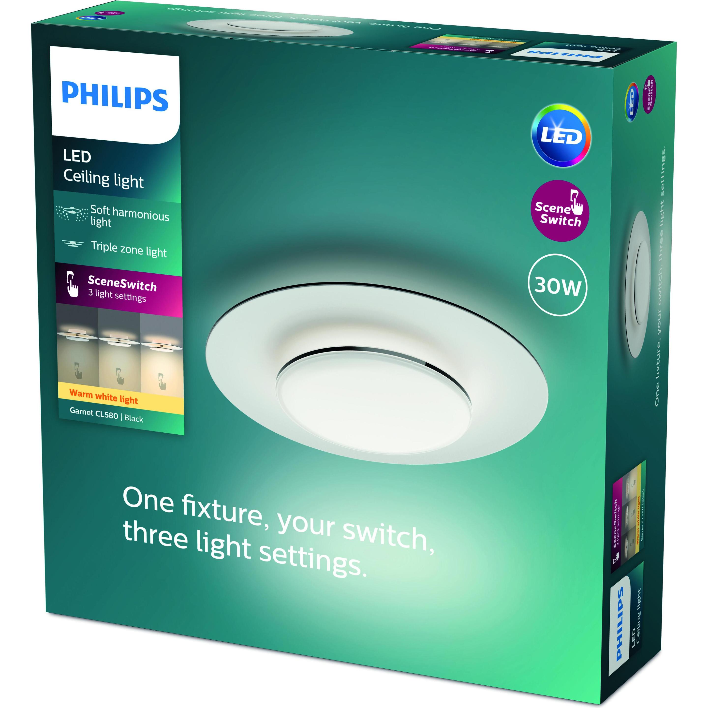Thumbnail - Philips, Wandleuchte + Deckenleuchte, Garnet (3100 lm)