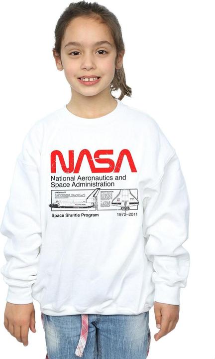 Produktbild Nasa Classic Space Shuttle Sweatshirt Mädchen (116)