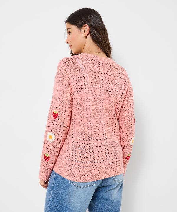 Produktbild Joe Browns Strawberry And Daisy Embroidered Cardigan (48)