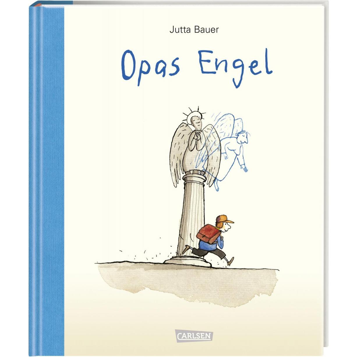 Opas Engel - Jubiläumsausgabe im grossen Format in hochwertiger Ausstattung mit Halbleinen, Kinderbücher von Jutta Bauer