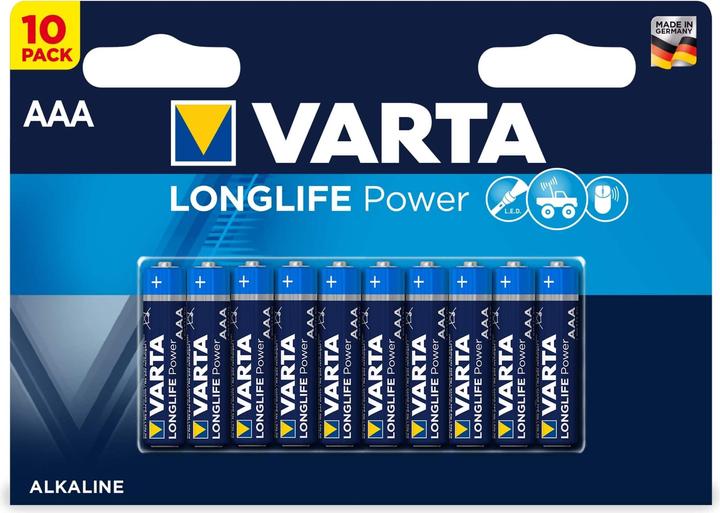 Image du produit Varta une puissance durable (10 pcs, AAA, 1240 mAh)
