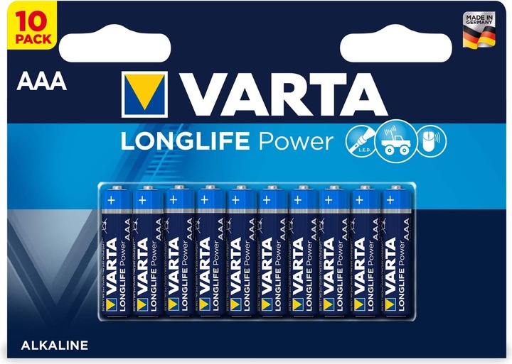 Image du produit Varta une puissance durable (10 pcs, AAA, 1240 mAh)