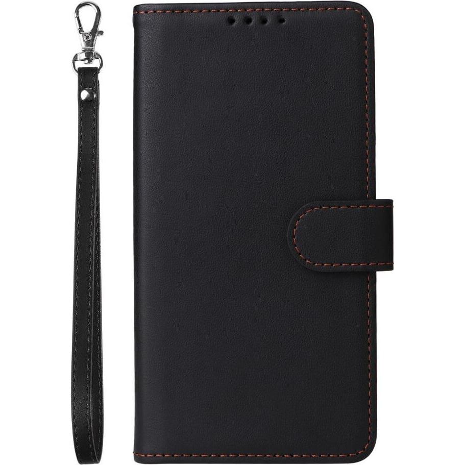 Cover-Discount Galaxy S25 - Teilbare Brieftasche 2-in-1 Handyhülle (Samsung Galaxy S25), Smartphone Hülle, Schwarz