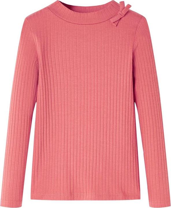 Produktbild vidaXL Kinder-Langarmshirt Altrosa 92,Material: 95 % Baumwolle. 5