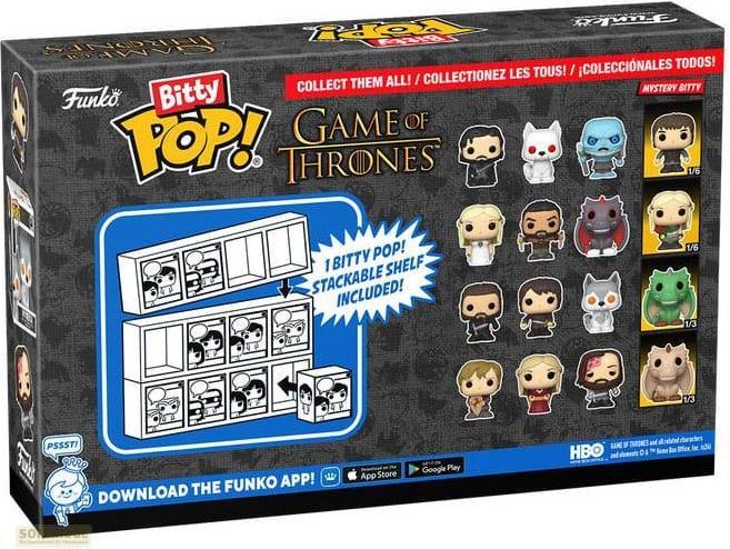 Produktbild Funko Blister Pack Bitty POP Game of Thrones (1 Packung, 4 Figuren, assortiert)