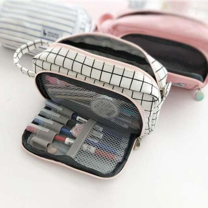 Produktbild JTI Federmäppchen aus Stoff - kariert