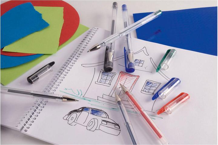 Image du produit Edco Stylos gel (Multicolore, 12 x)