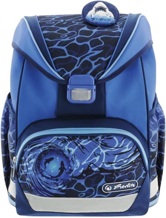 Actual product image Herlitz School desk UltraLight empty Blue Shark