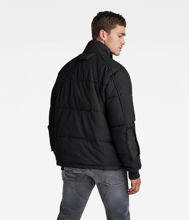 Actual product image G-Star Field Puffer Jacket with High Collar, Flap Pockets, and Fleece Lining (XL)