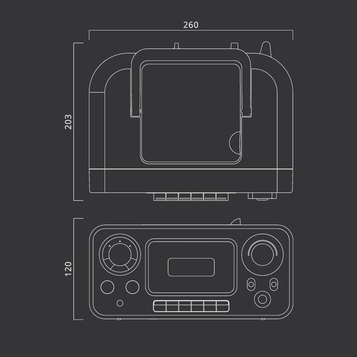 Actual product image Muse M-182 RDC (FM, MW)