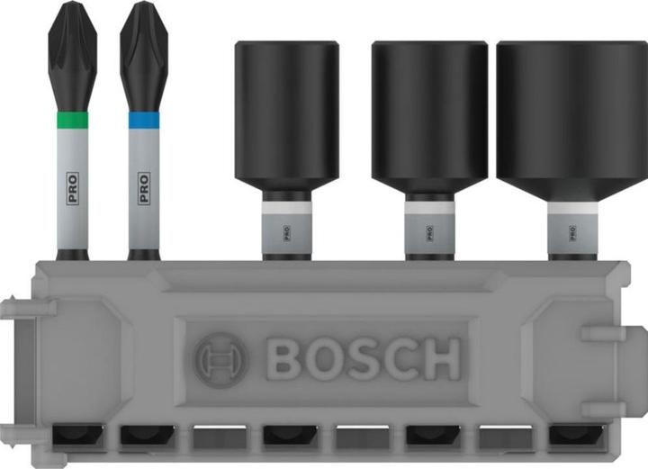 Actual product image Bosch Professional Zubehör Impact Control screwdriver bit and socket spanner pack, 5 pcs. (Cross Phillips PH)