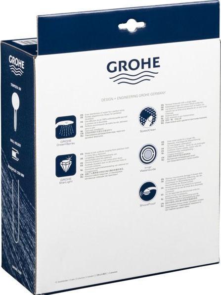 Produktbild Grohe Tempesta 100 Wandhalterset (2 Strahlarten)