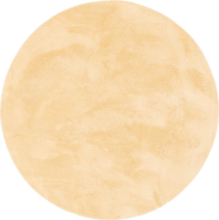Actual product image Pergamon Luxury Super Soft Fur Rug Pearl Round (160 x 160 cm)