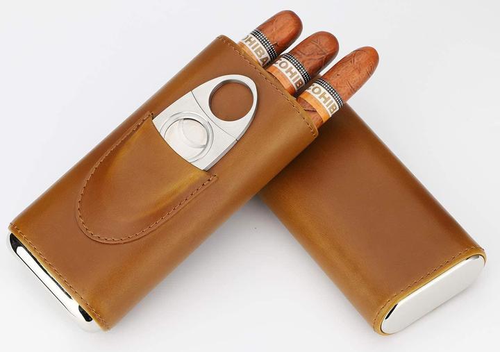 Actual product image TCR Leather Cigar Case