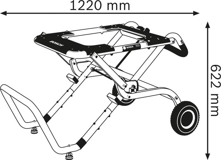 Produktbild Bosch Professional Gta 60 W (74 cm, 122 cm)