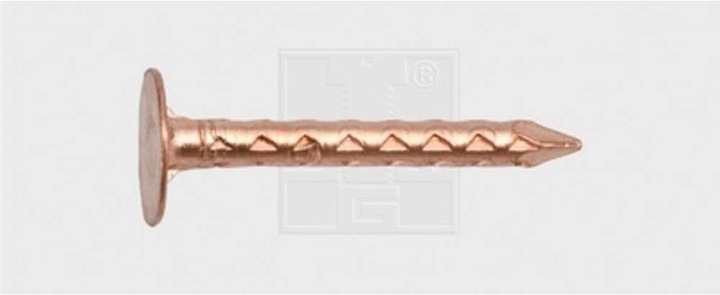 Actual product image SWG Roofing felt pins 2.5 X 25 copper (1 Piece, 25 mm)