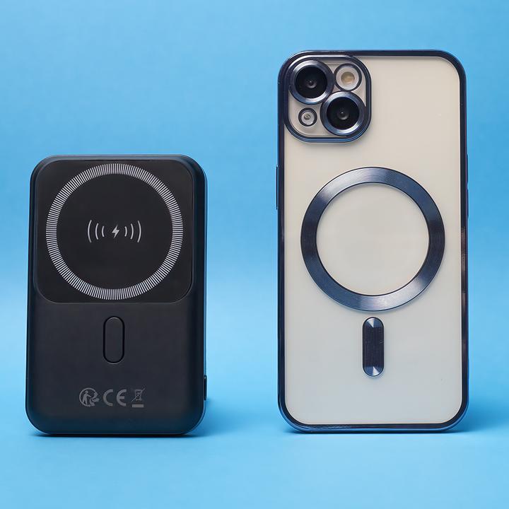 Produktbild Forever kabellose Powerbank MATB-100 PD QC 22,5 W 10000 mAh magnetisch schwarz (10000 mAh, 20 W, 37 Wh)