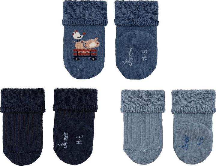 Immagine prodotto Sterntaler Calzini per neonati 3 pezzi animali (confezione da 3, 17 - 18)